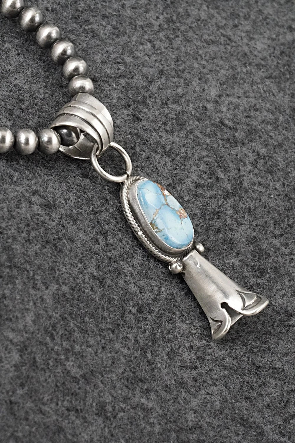 Turquoise & Sterling Silver Necklace - Sharon McCarthy
