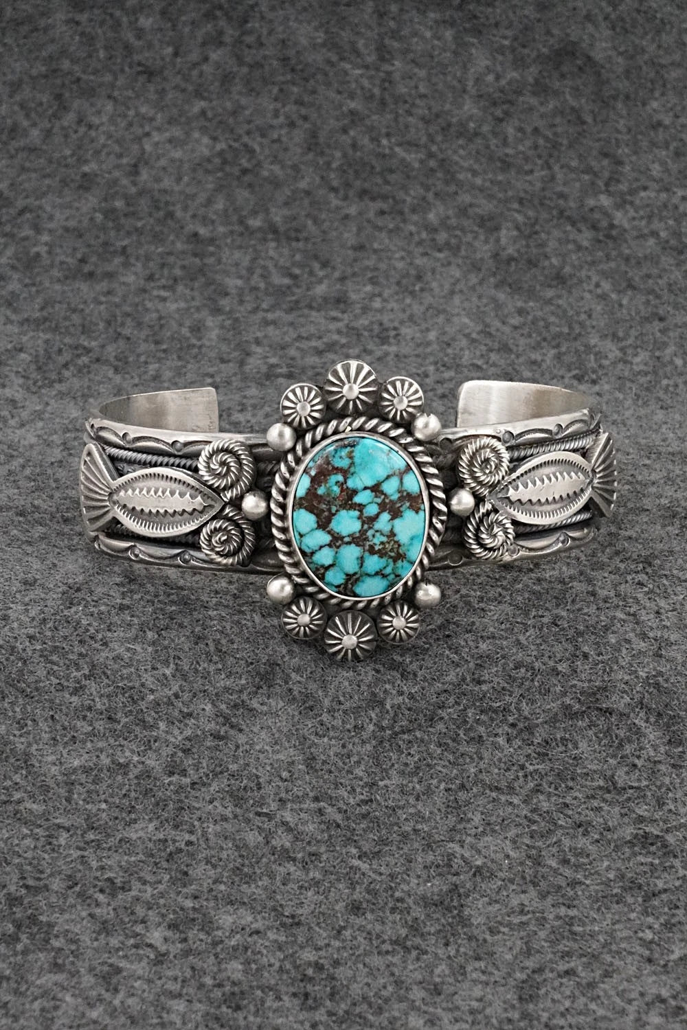 Turquoise & Sterling Silver Bracelet - Michael Calladitto