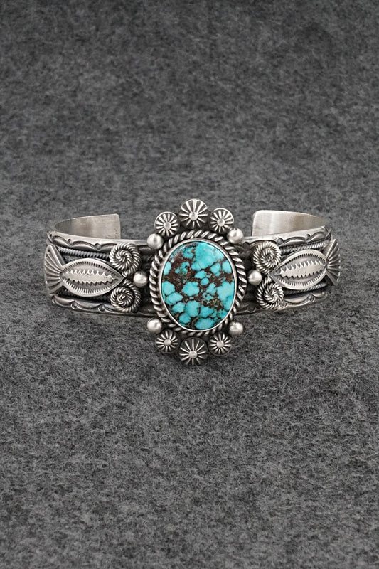 Turquoise & Sterling Silver Bracelet - Michael Calladitto