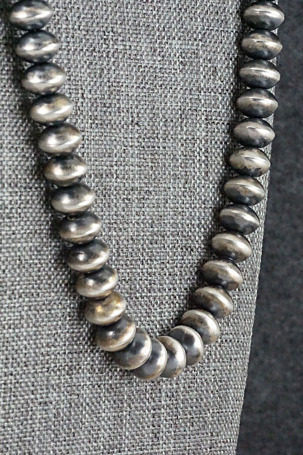 Sterling Silver Navajo Pearl Necklace - Jan Mariano