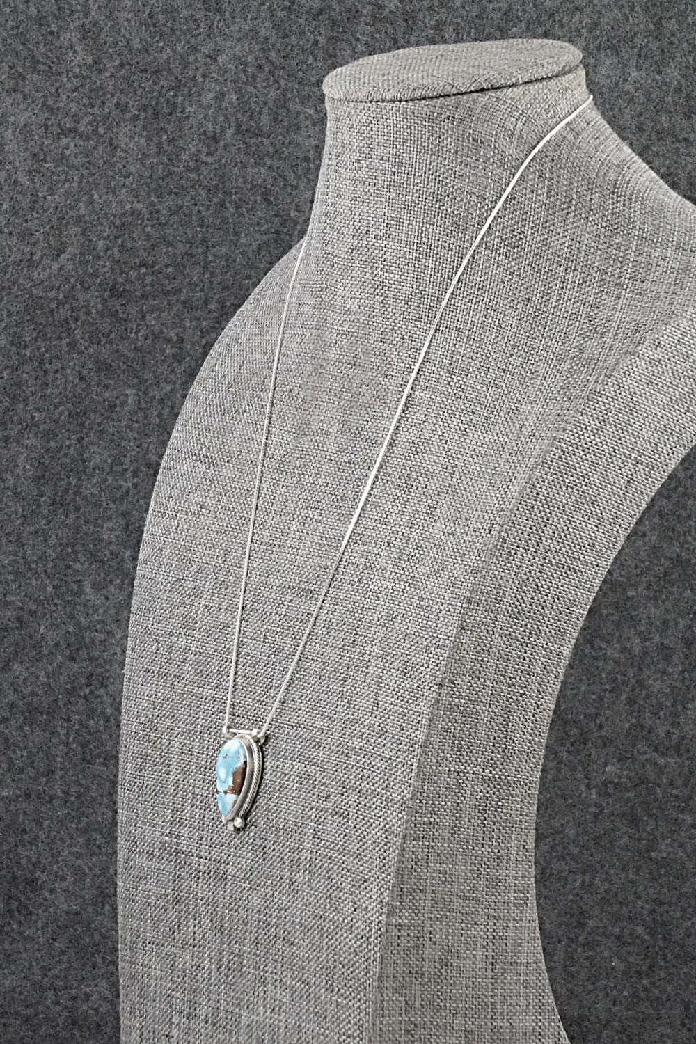 Turquoise & Sterling Silver Necklace - Sharon McCarthy
