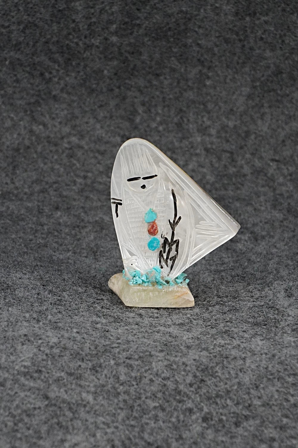 Corn Maiden Zuni Fetish Carving - Gloria Chattin