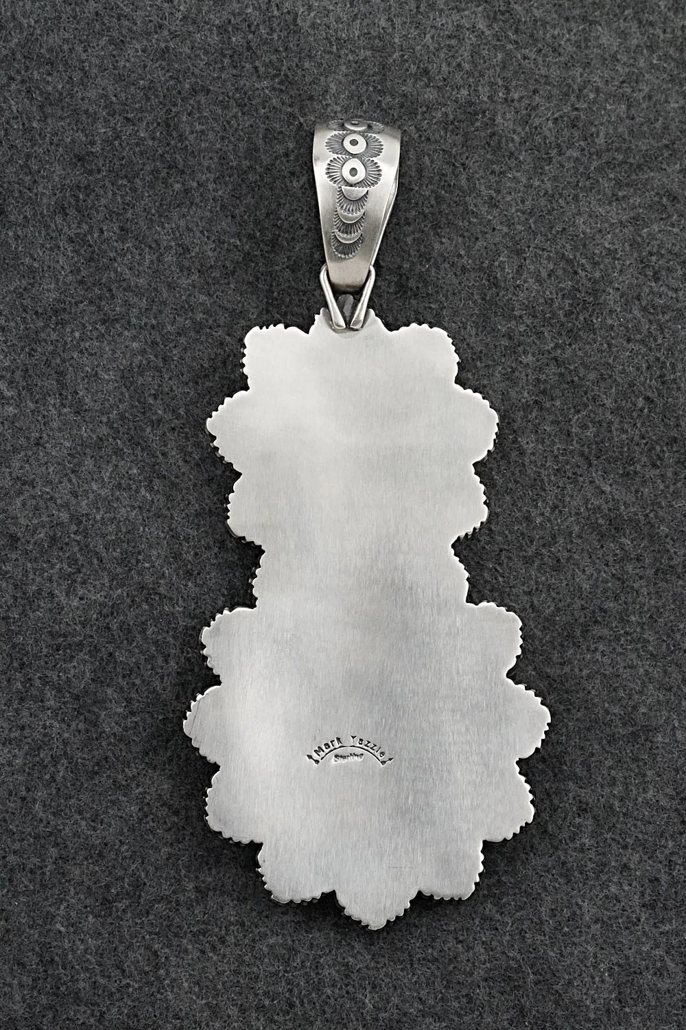 Turquoise & Sterling Silver Pendant - Mark Yazzie