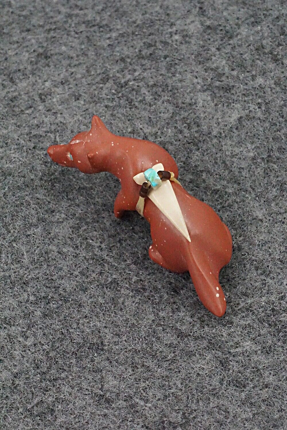 Wolf Zuni Fetish Carving - Albert Eustace Sr.