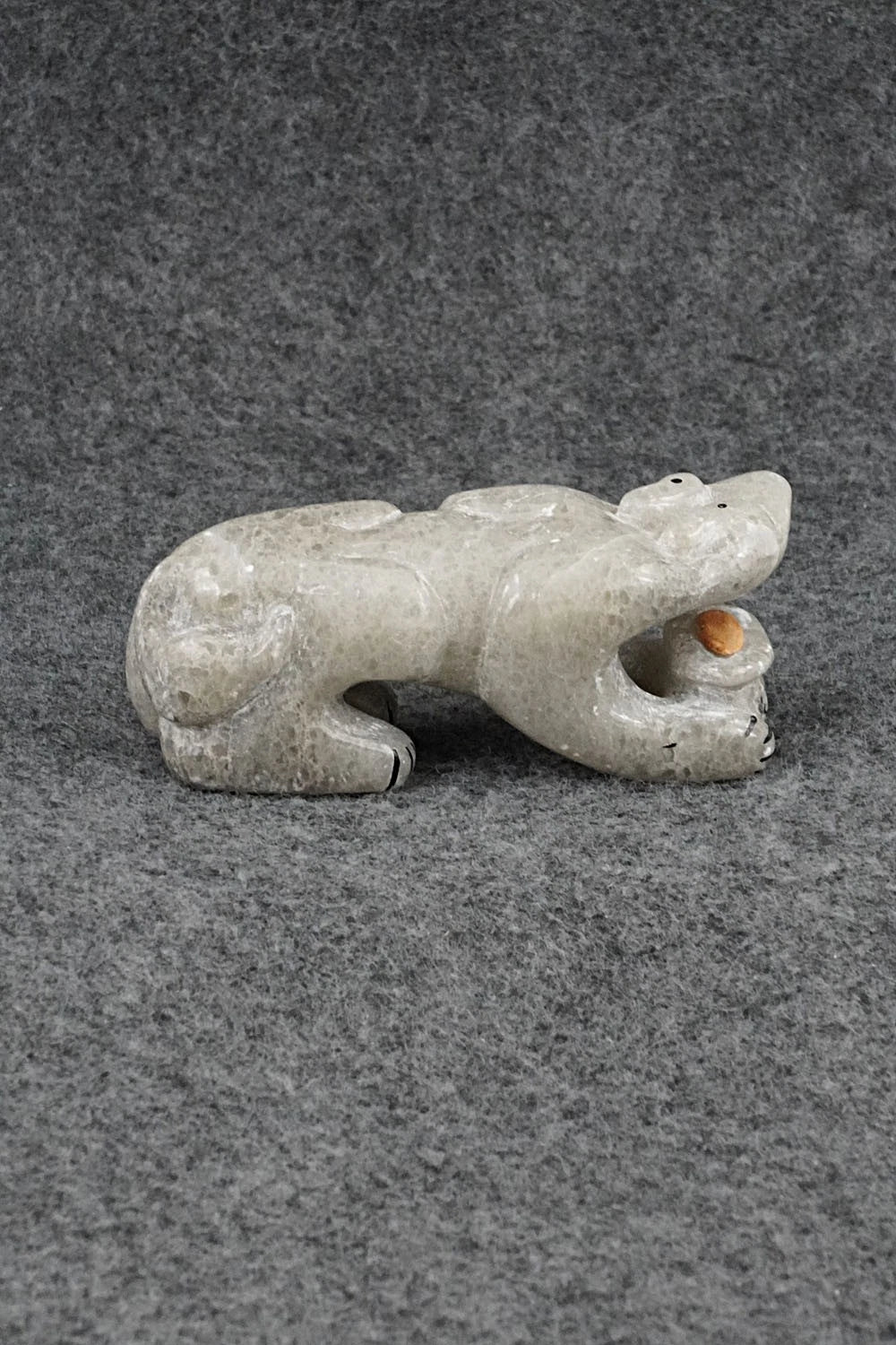 Mountain Lion Zuni Fetish Carving - Rick Kallestewa