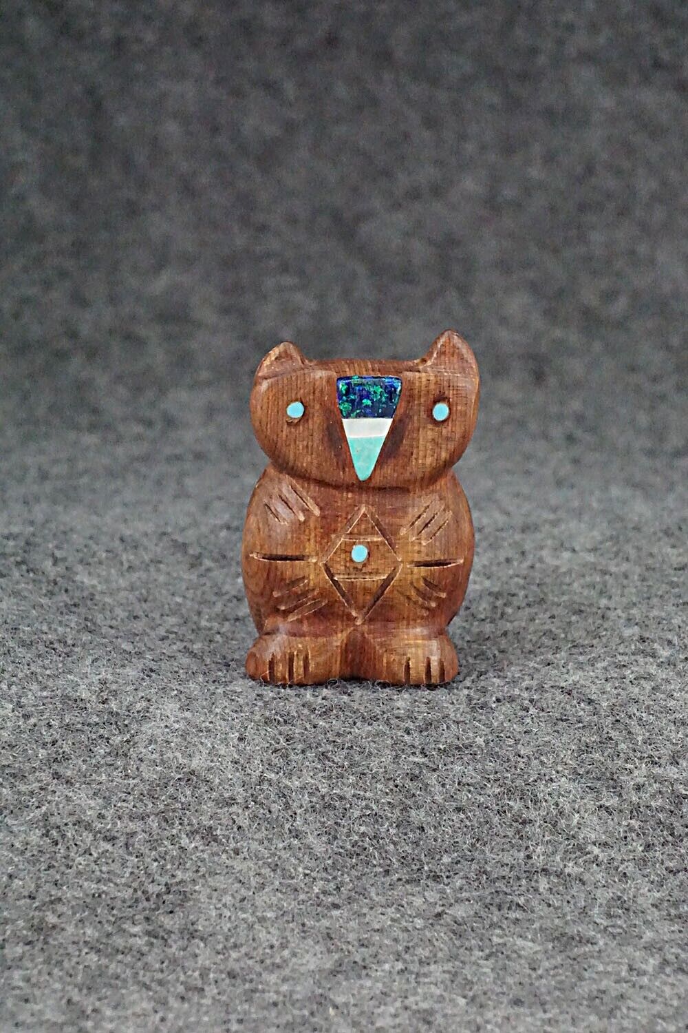 Owl Zuni Fetish Carving - Brandon Phillips