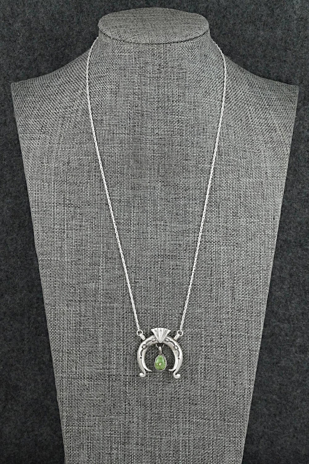 Turquoise & Sterling Silver Necklace - Gary Shorty