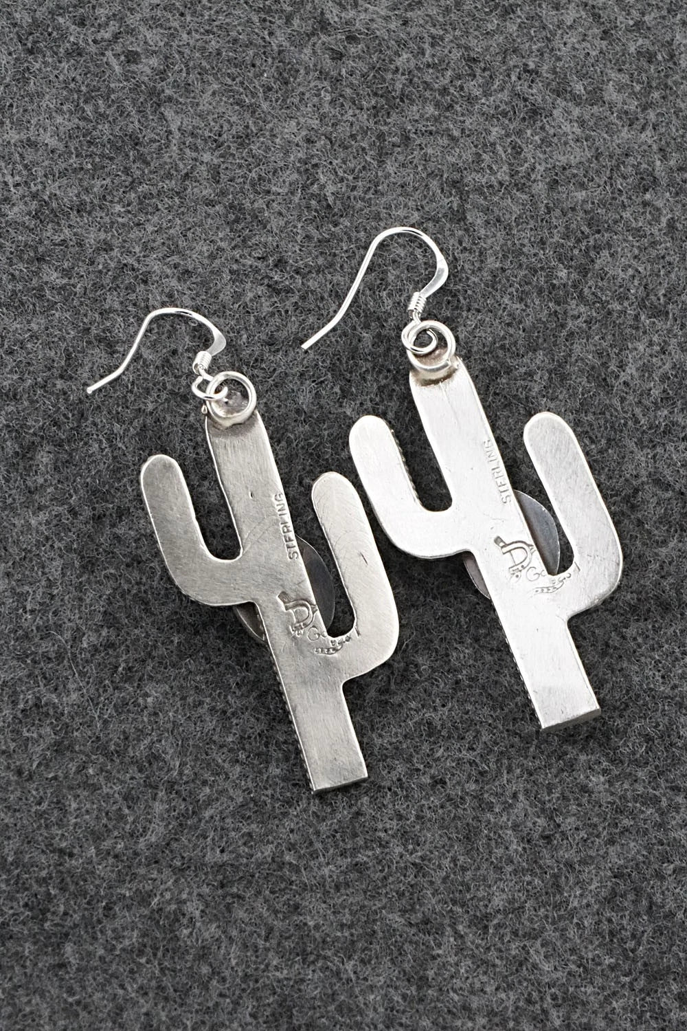 Turquoise & Sterling Silver Earrings - Annette Chiquito