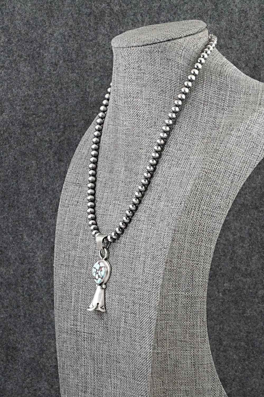 Turquoise & Sterling Silver Necklace - Sharon McCarthy