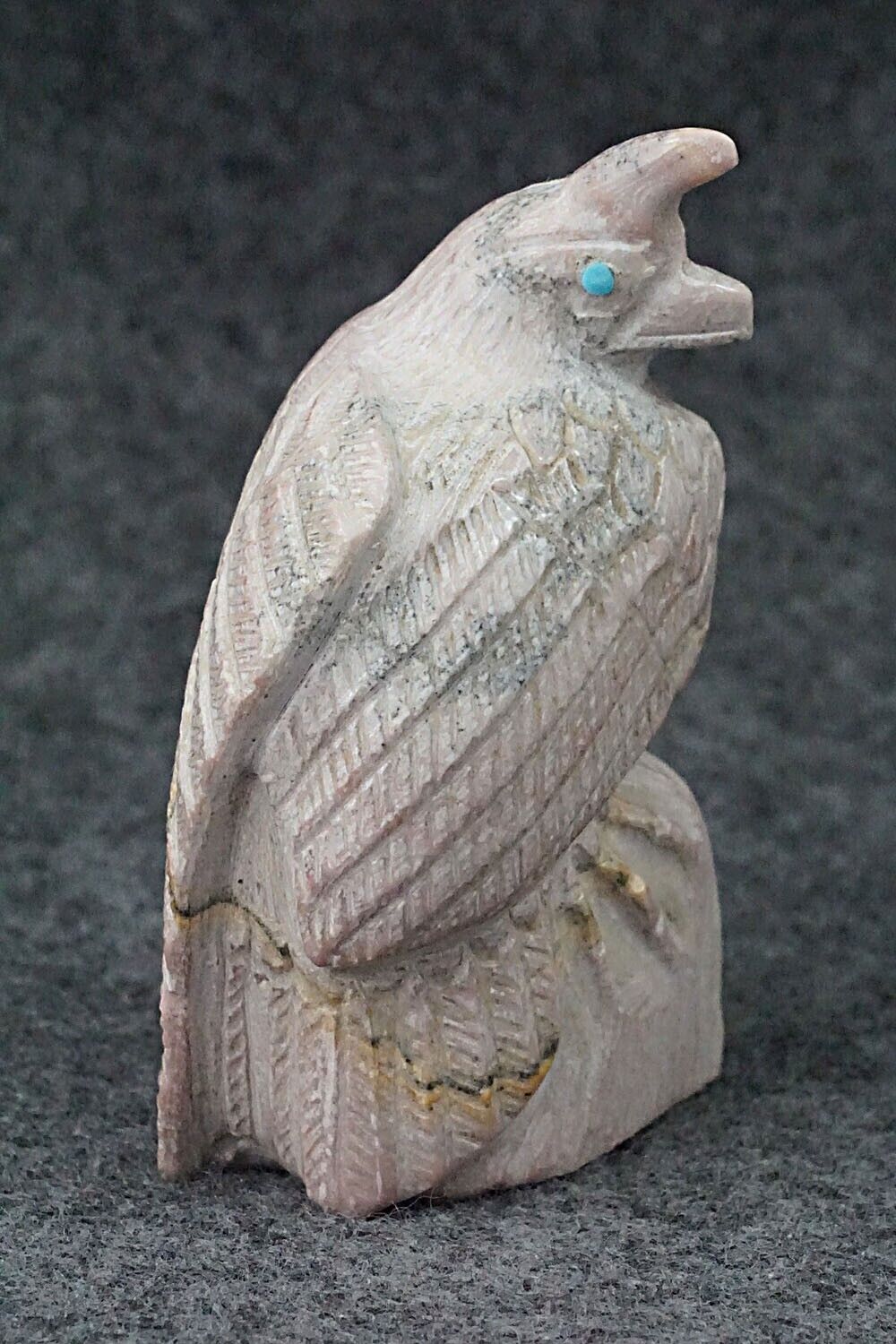 Quail Zuni Fetish Carving - Derrick Kaamasee