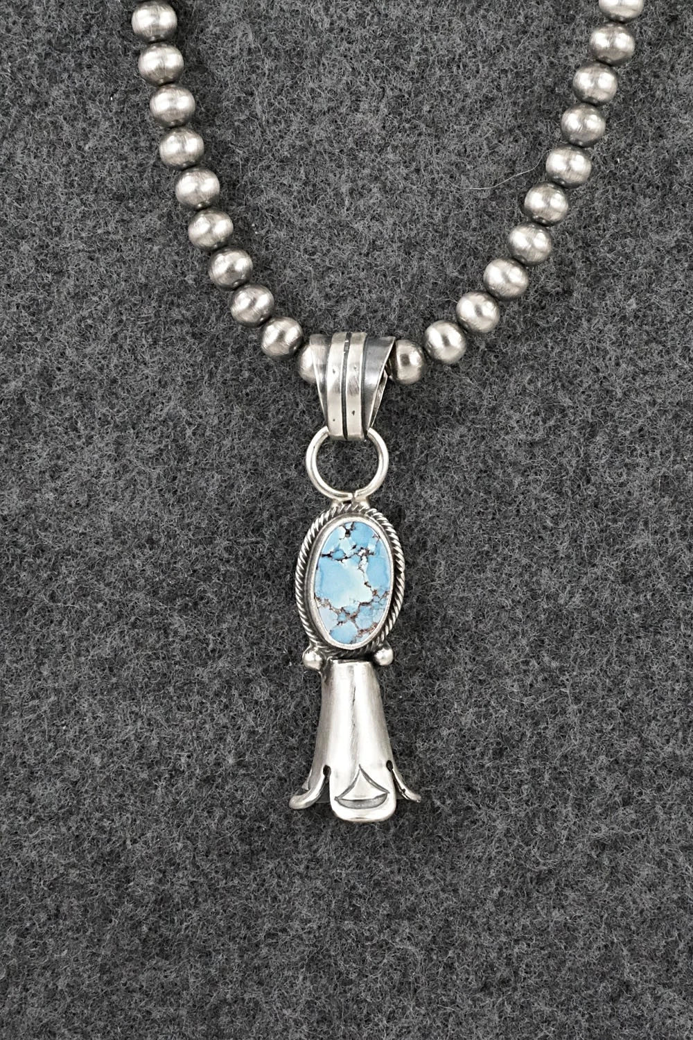 Turquoise & Sterling Silver Necklace - Sharon McCarthy