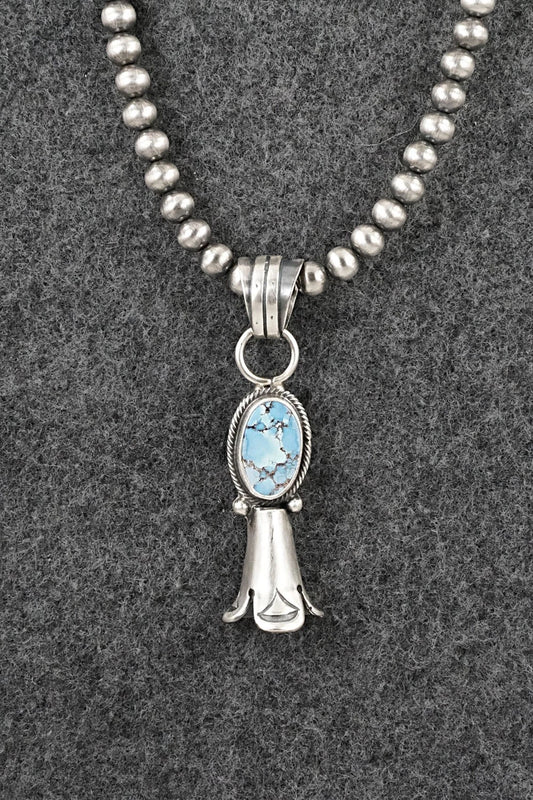 Turquoise & Sterling Silver Necklace - Sharon McCarthy