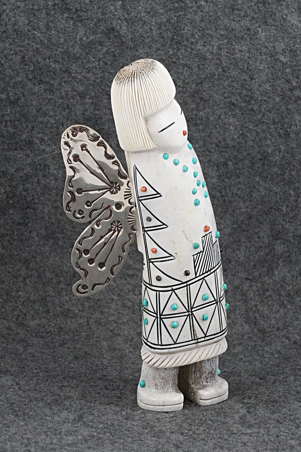 Angel Zuni Fetish Carving - Claudia Peina