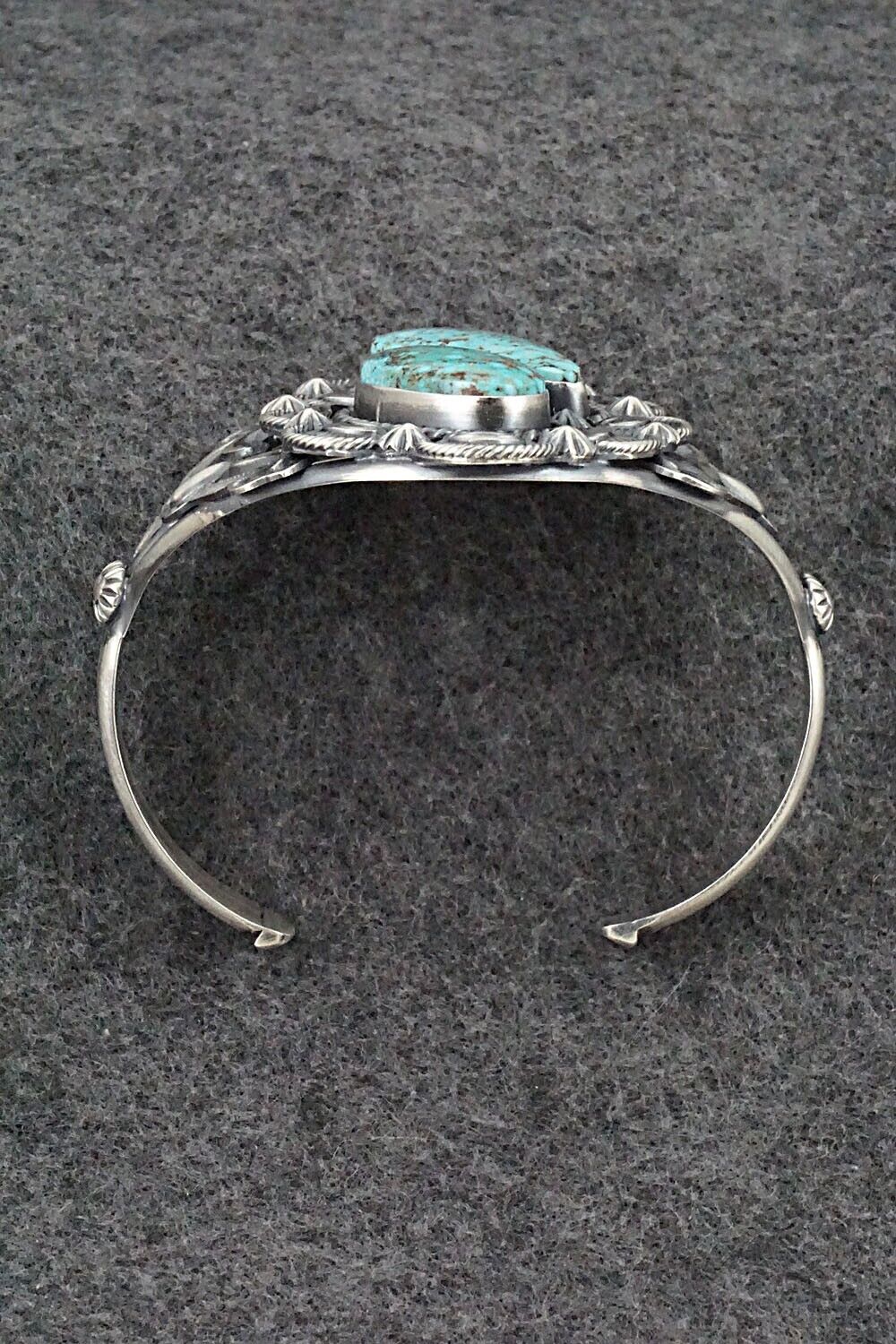 Turquoise & Sterling Silver Bracelet - Raymond Delgarito