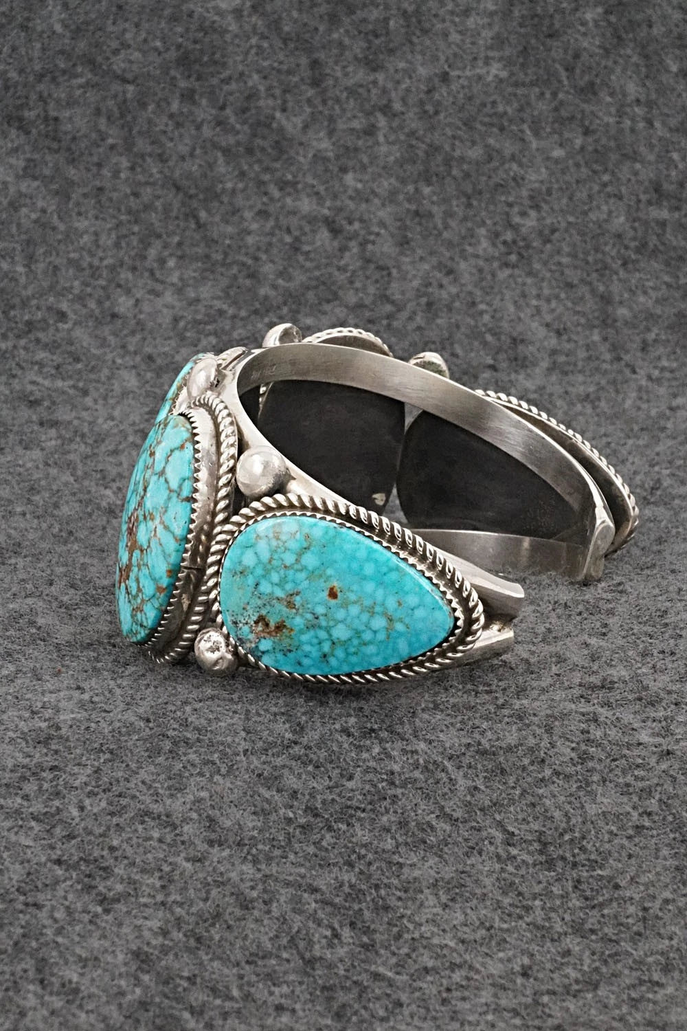 Turquoise & Sterling Silver Bracelet - Ray Nez