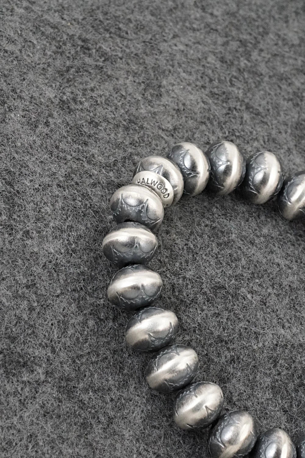 Sterling Silver Navajo Pearl Bracelet - Bryannen Halwood