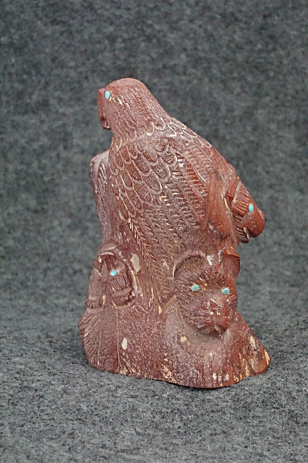 Six Directions Zuni Fetish Carving - Derrick Kaamasee