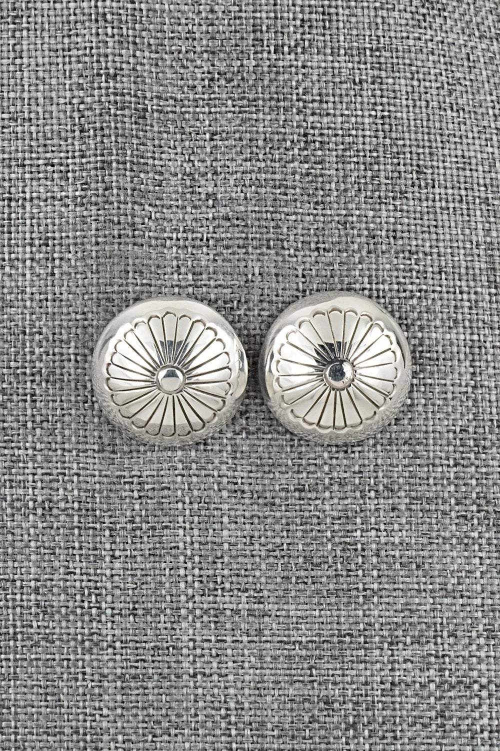 Sterling Silver Earrings - Marie Yazzie