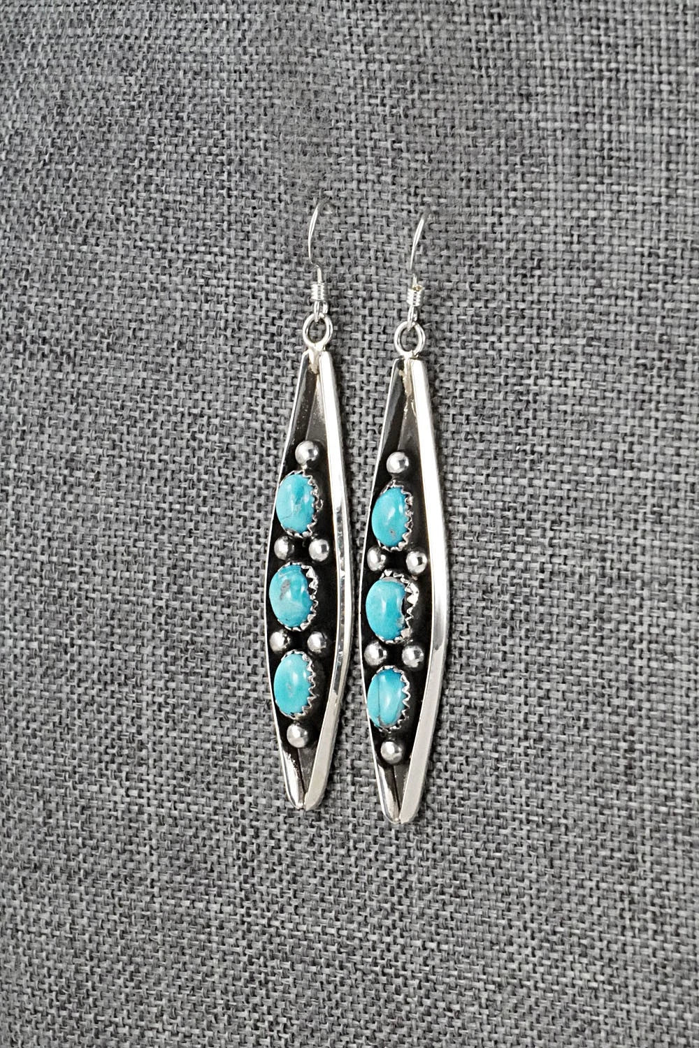 Turquoise & Sterling Silver Earrings - Paul Largo