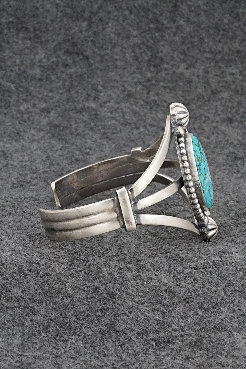 Turquoise & Sterling Silver Bracelet - Darrin Livingston