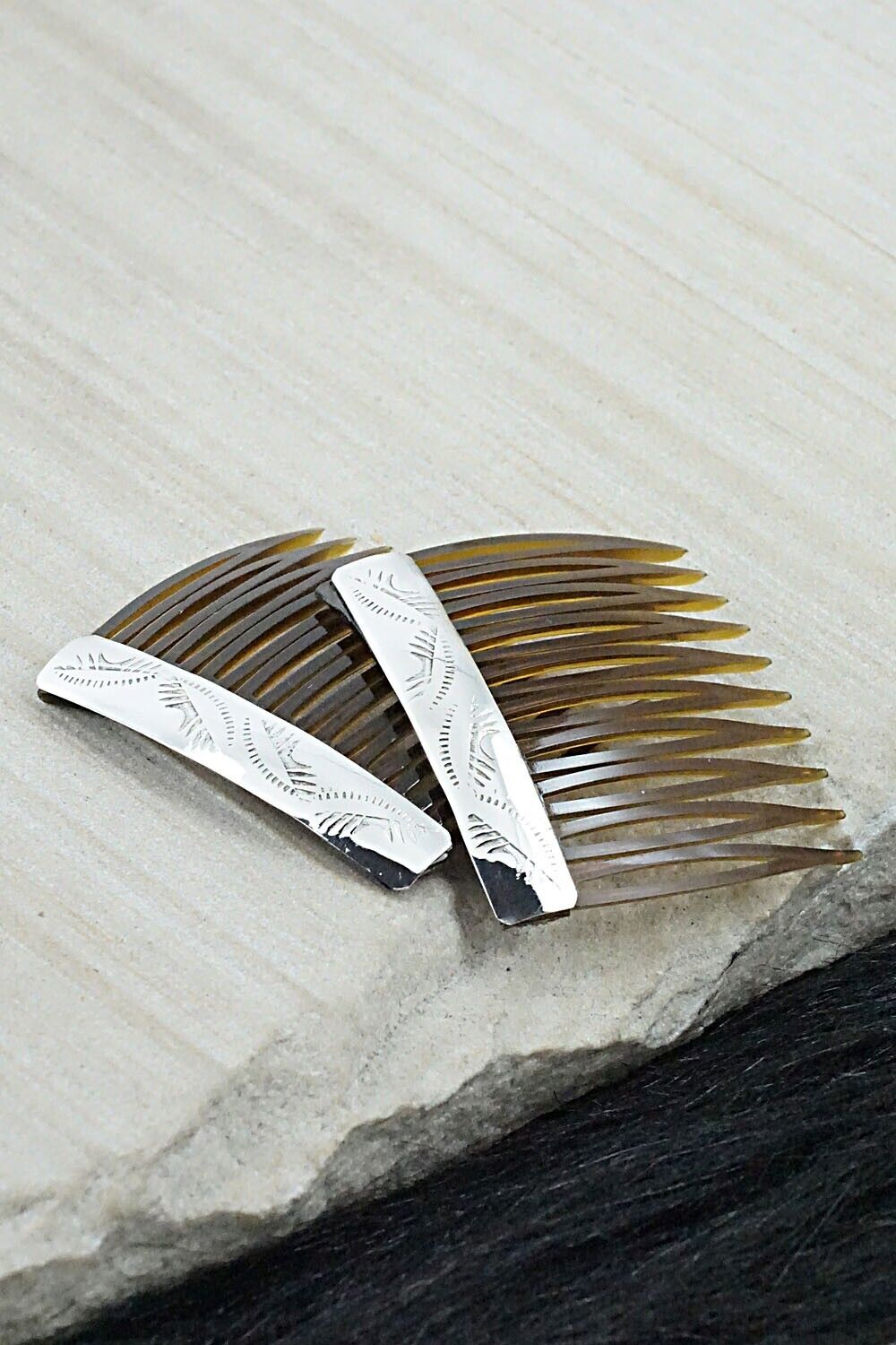 Sterling Silver Hair Combs - Randall Dalgai