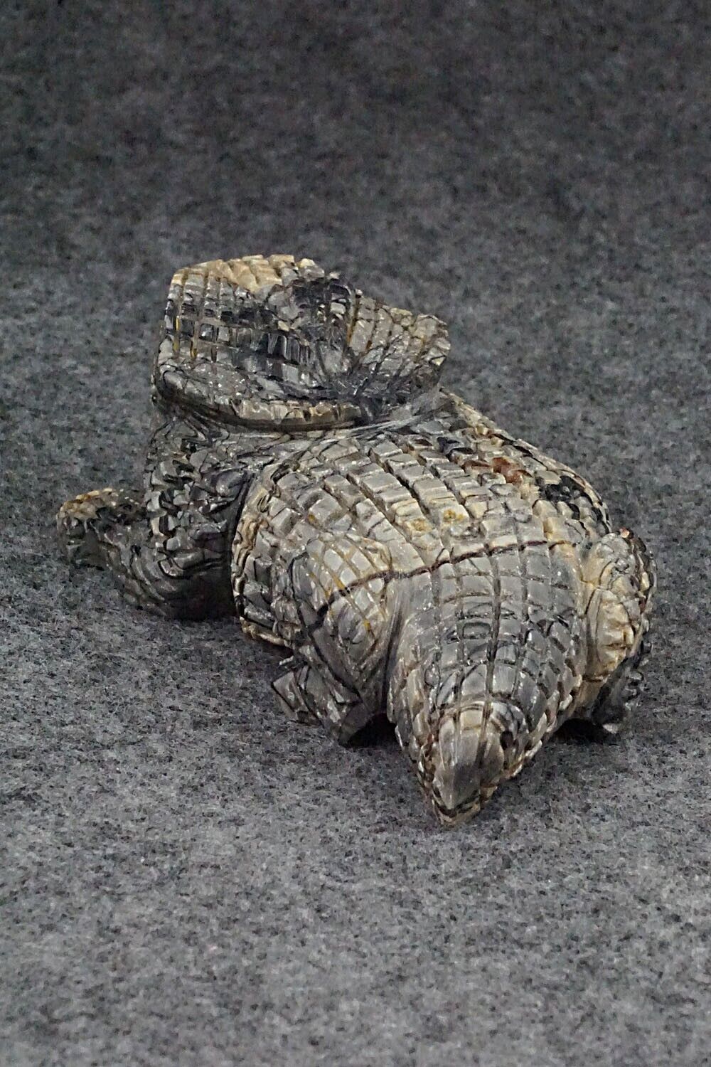 Horned Toad Zuni Fetish Carving - Tony Mackel