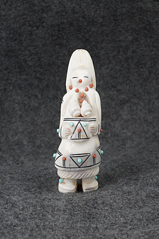 Ola Maiden Zuni Fetish Carving - Claudia Peina