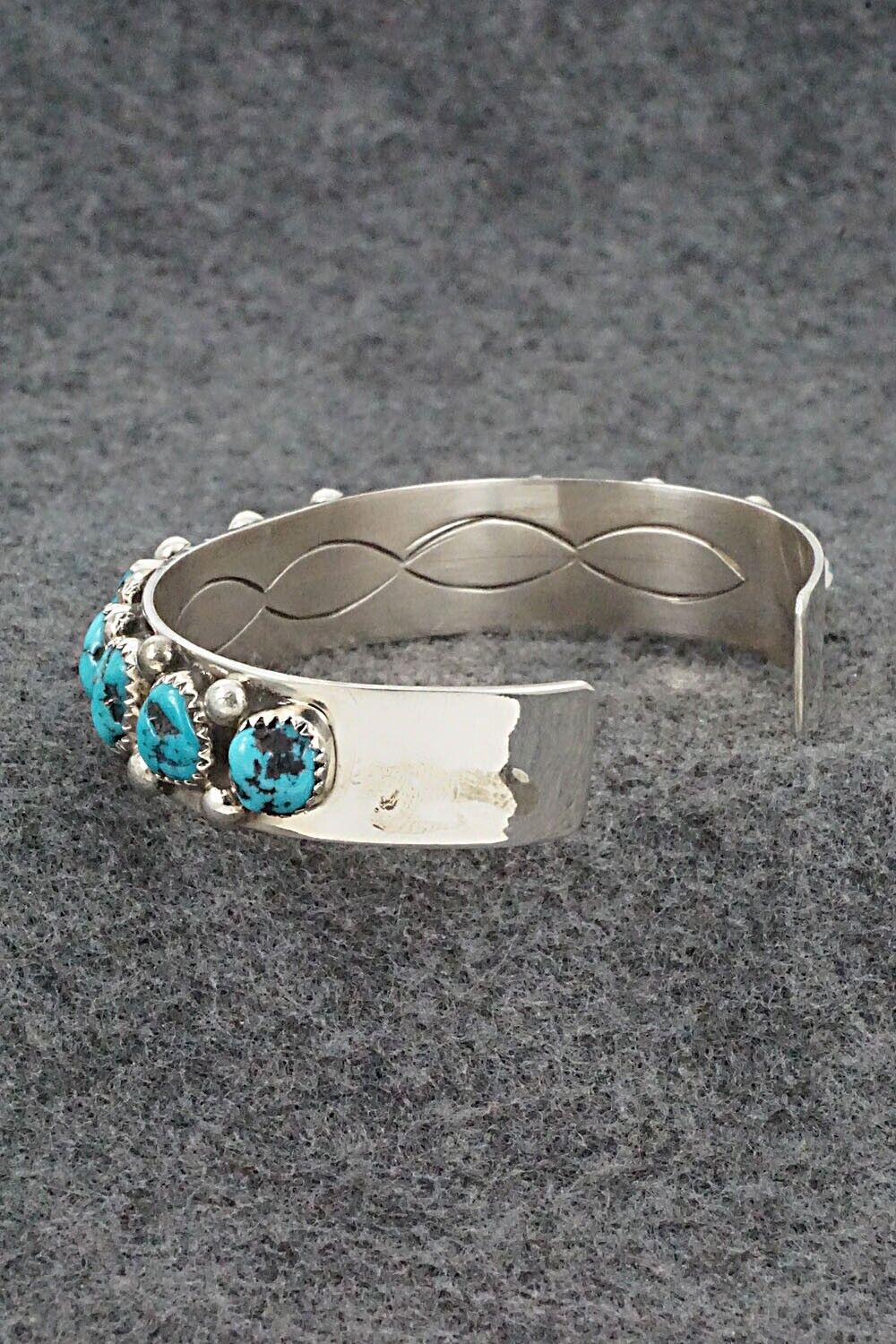 Turquoise & Sterling Silver Bracelet - Darlene Begay