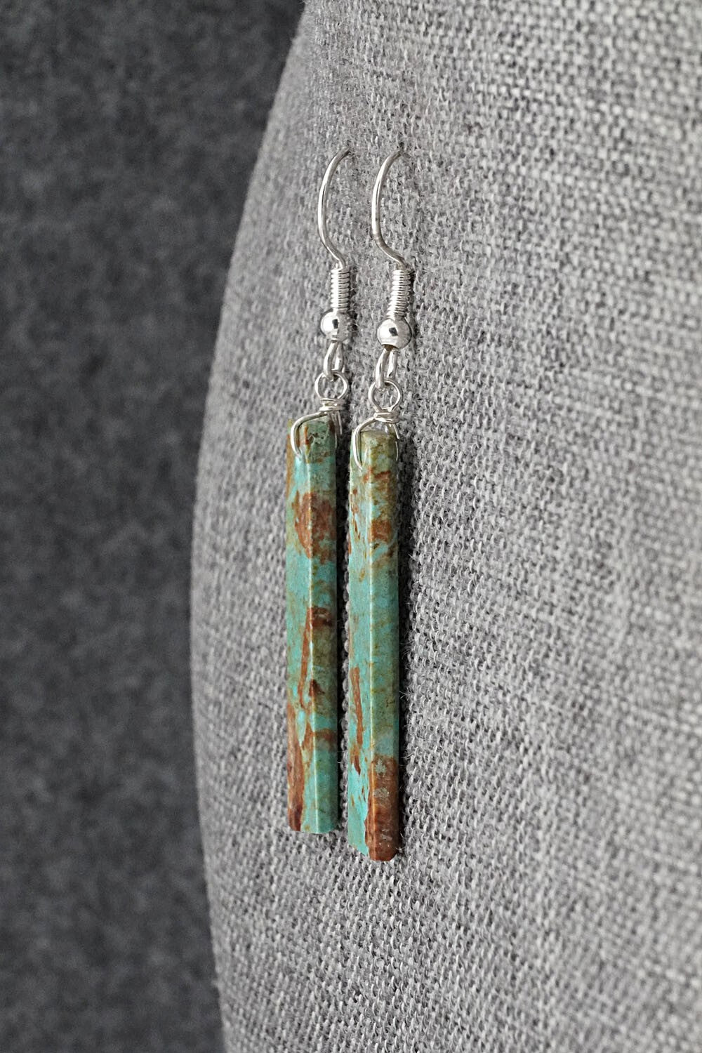 Turquoise & Sterling Silver Earrings - Tammy Nolcot