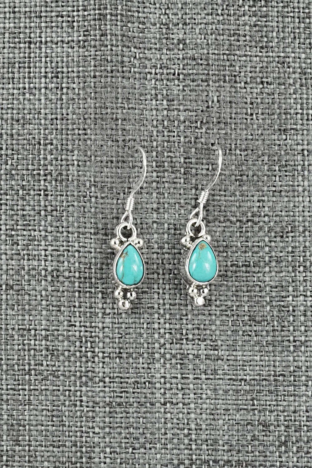 Turquoise and Sterling Silver Earrings - Sharon McCarthy