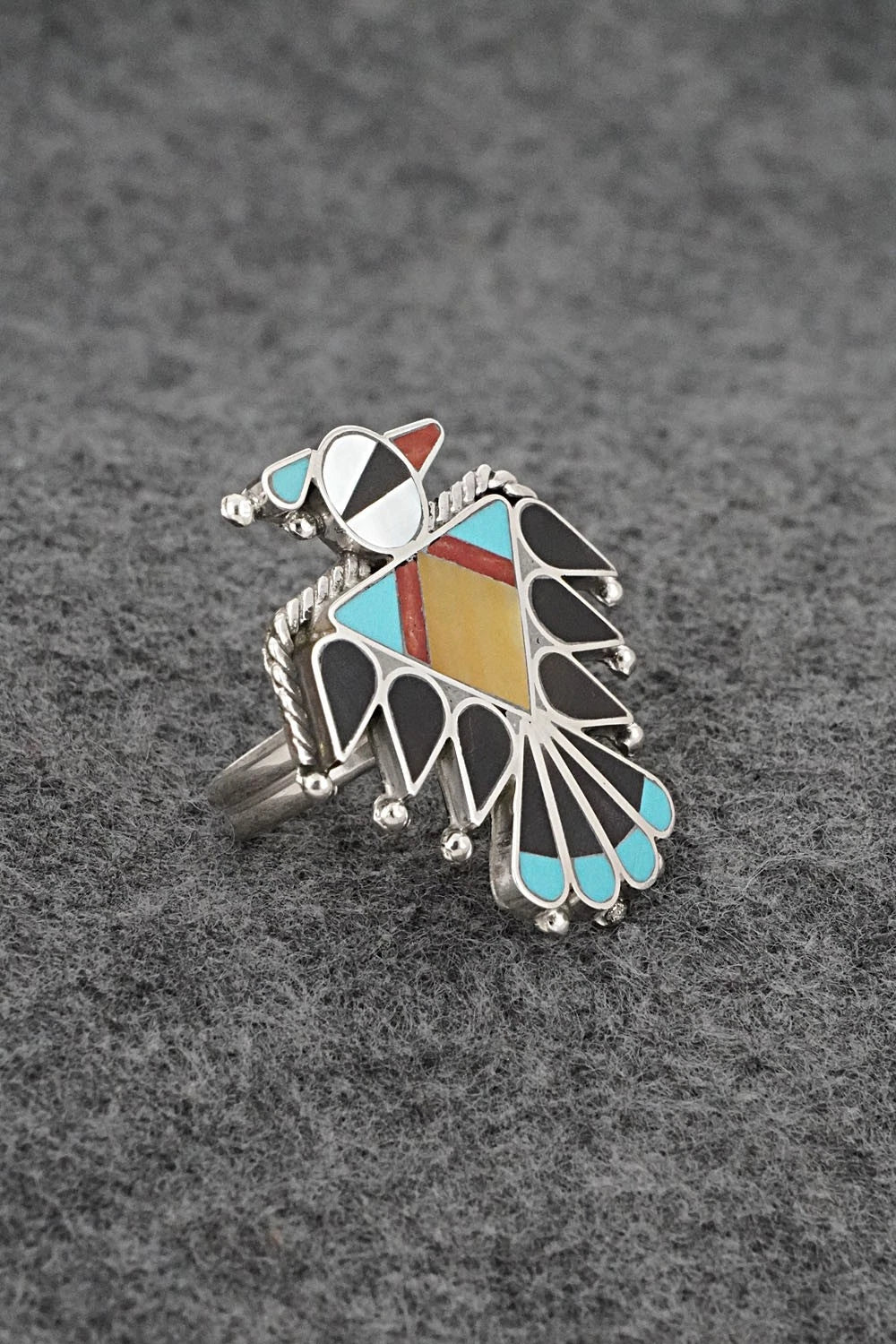 Multi-Stone & Sterling Silver Inlay Necklace Set - Adrian Wallace