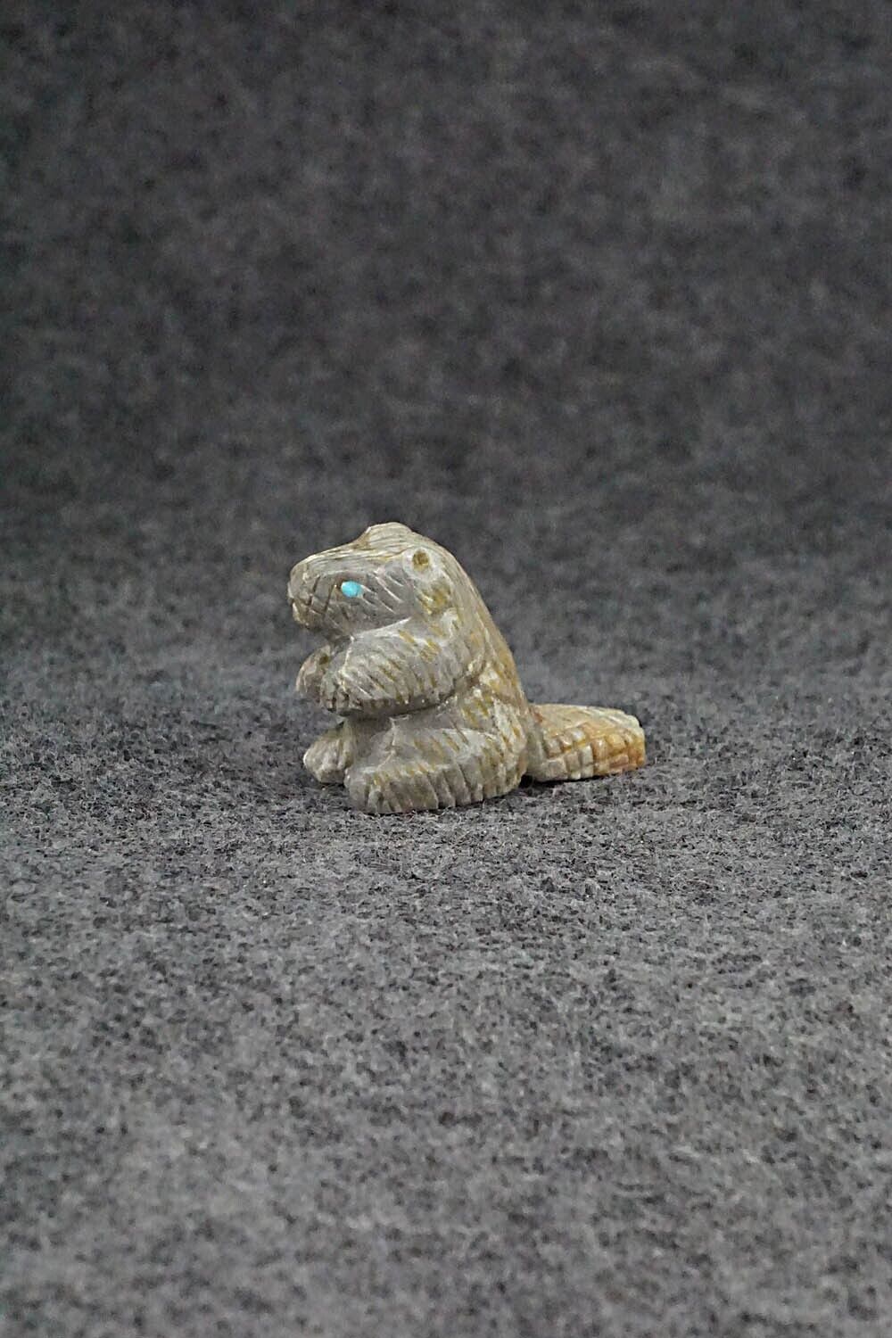 Beaver Zuni Fetish Carving - Lindsey Cheama