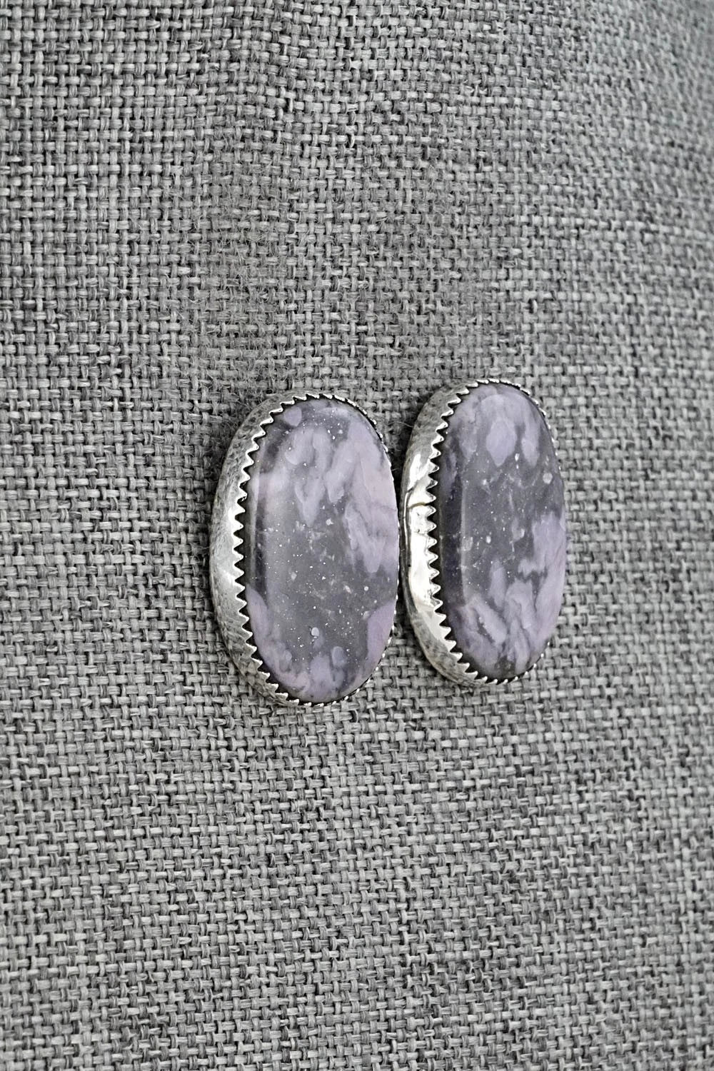 Morado & Sterling Silver Earrings - Murray Hannaweeka
