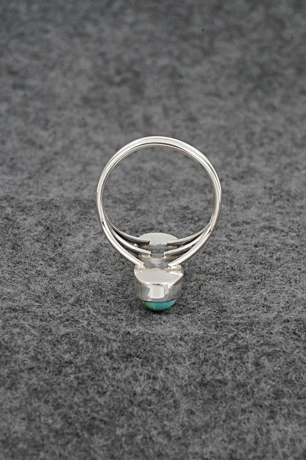 Turquoise & Sterling Silver Ring - Eugene Gruber - Size 9
