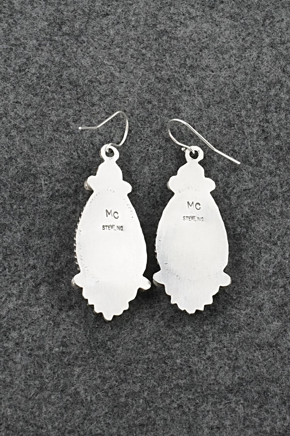 Turquoise & Sterling Silver Earrings - Michael Calladitto