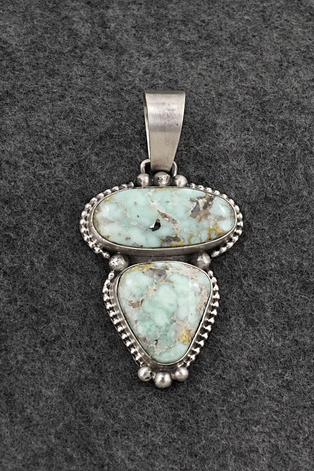 Variscite & Sterling Silver Pendant - Bobby Johnson