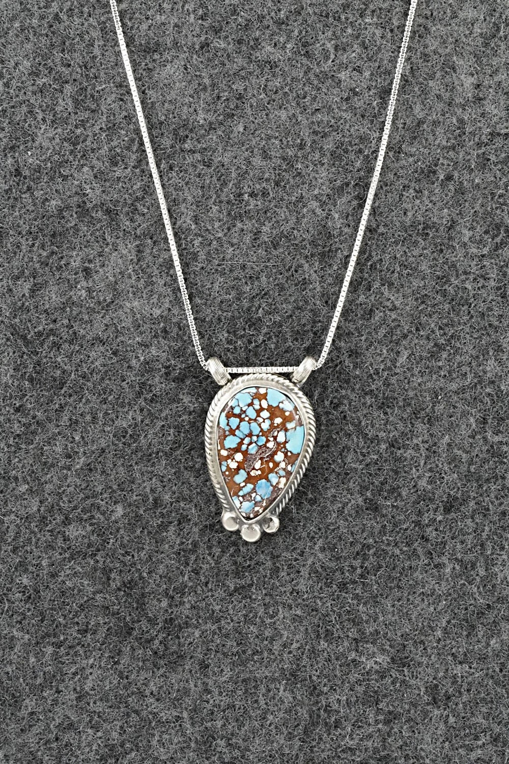 Turquoise & Sterling Silver Necklace - Sharon McCarthy
