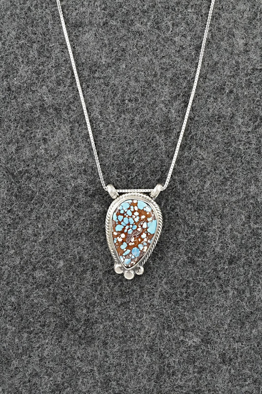 Turquoise & Sterling Silver Necklace - Sharon McCarthy