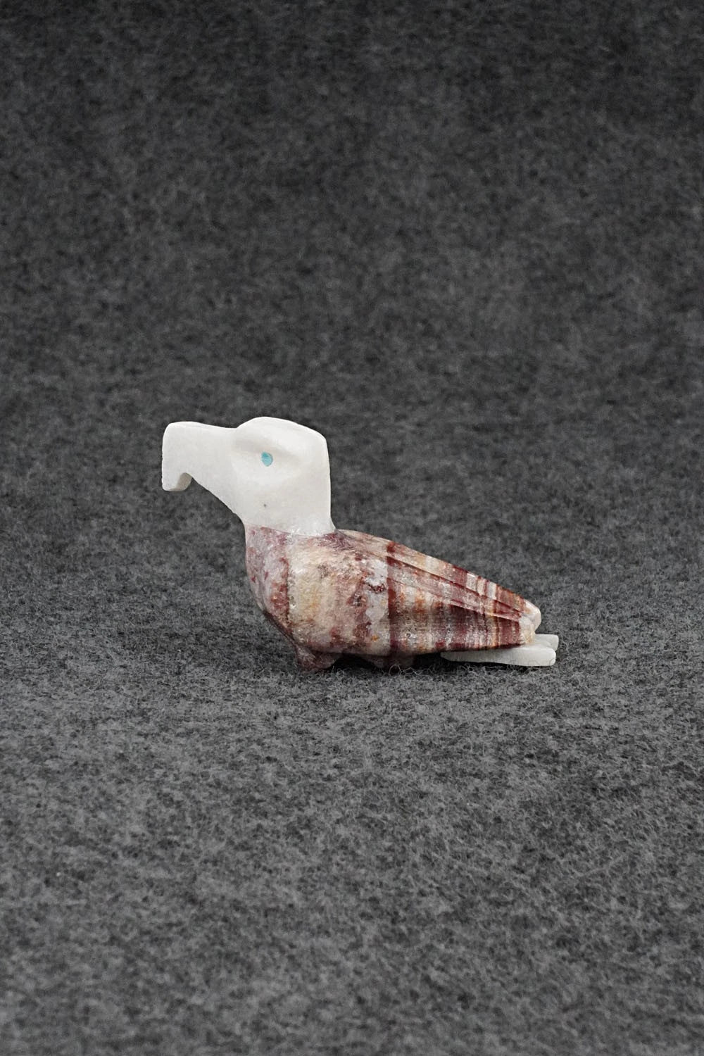 Bald Eagle Zuni Fetish Carving - Tim Lementino
