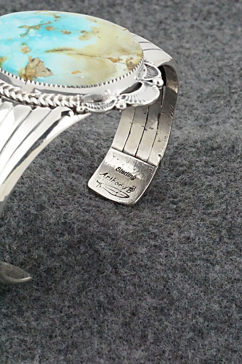 Turquoise & Sterling Silver Bracelet - Anthony Brown
