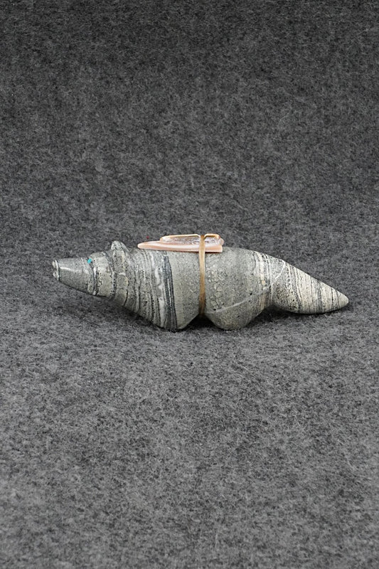 Fox Zuni Fetish Carving - Delvin Leekya