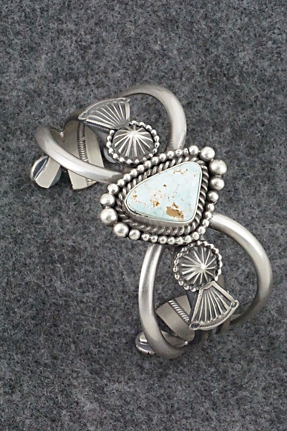Turquoise & Sterling Silver Bracelet - Michael Calladitto