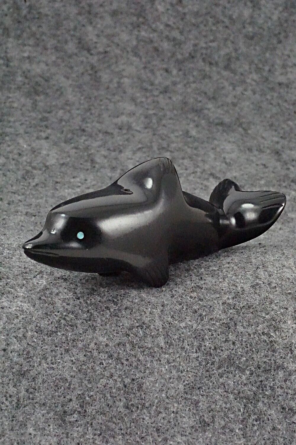 Dolphin Zuni Fetish Carving - Herbert Halate