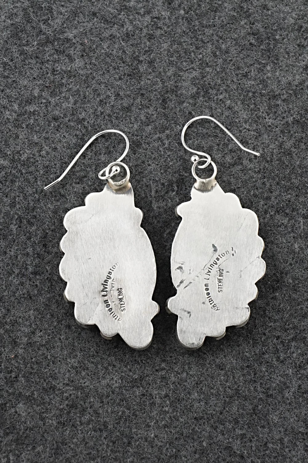 Turquoise & Sterling Silver Earrings - Kathleen Livingston