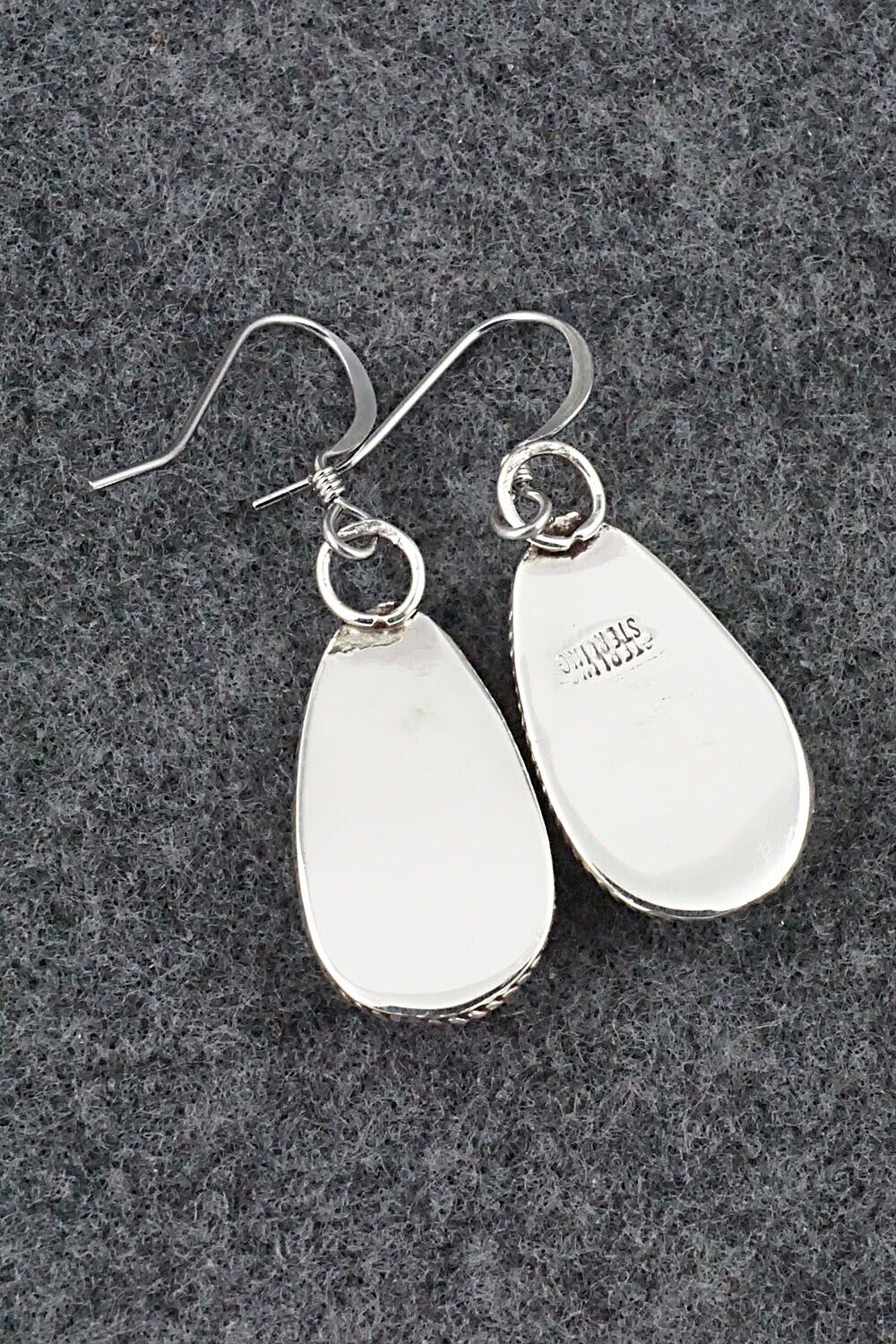 Turquoise & Sterling Silver Earrings - Ernest Hawthorne