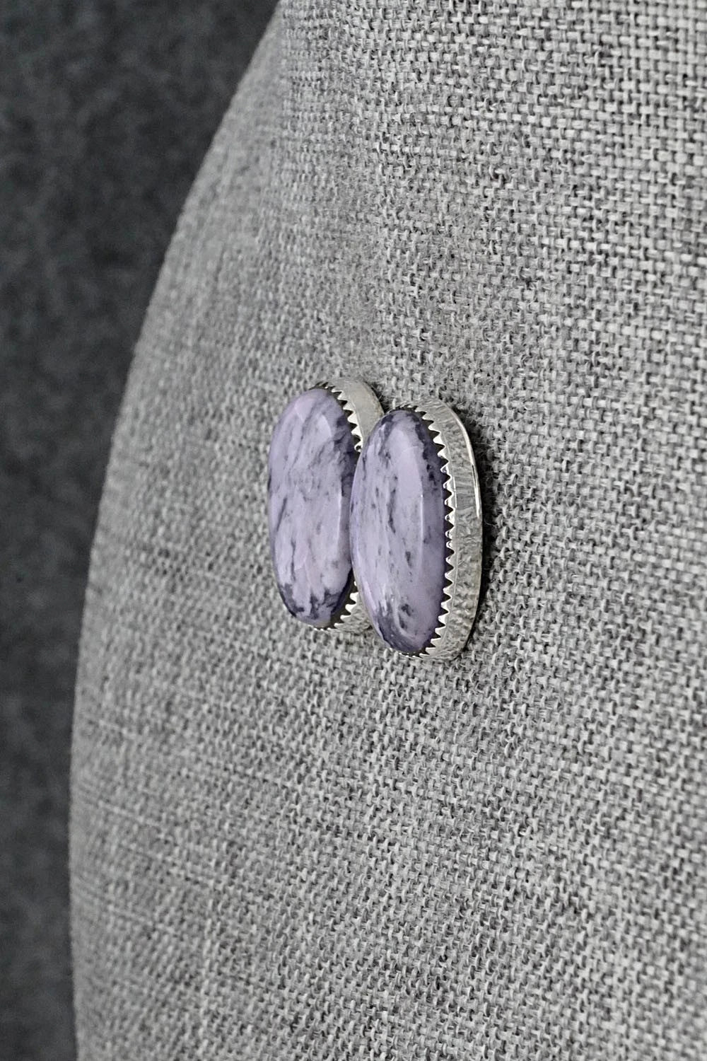 Morado & Sterling Silver Earrings - Murray Hannaweeka