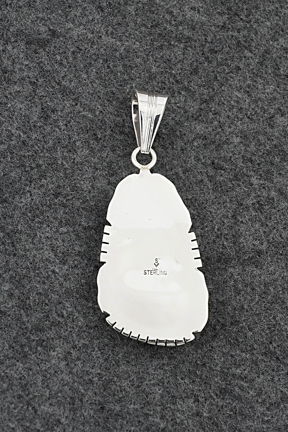 Turquoise & Sterling Silver Pendant - Samuel Yellowhair