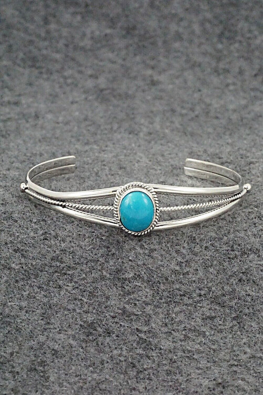 Turquoise & Sterling Silver Bracelet - Alice Rose Saunders