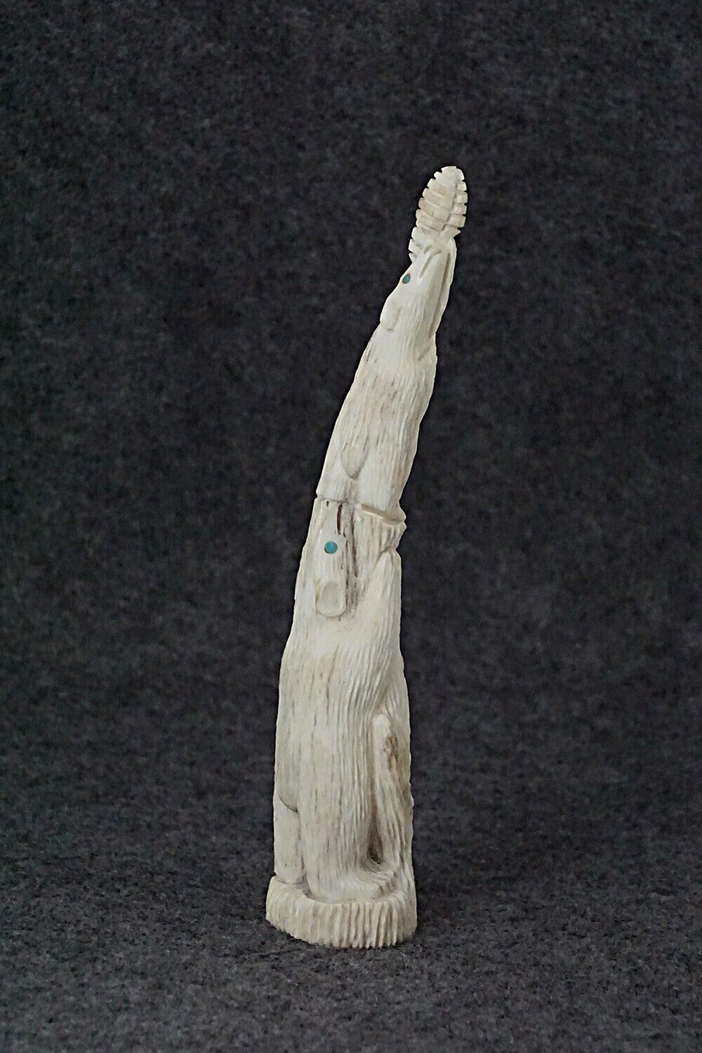 Bears & Owls Zuni Fetish Carving - Destry Siutza