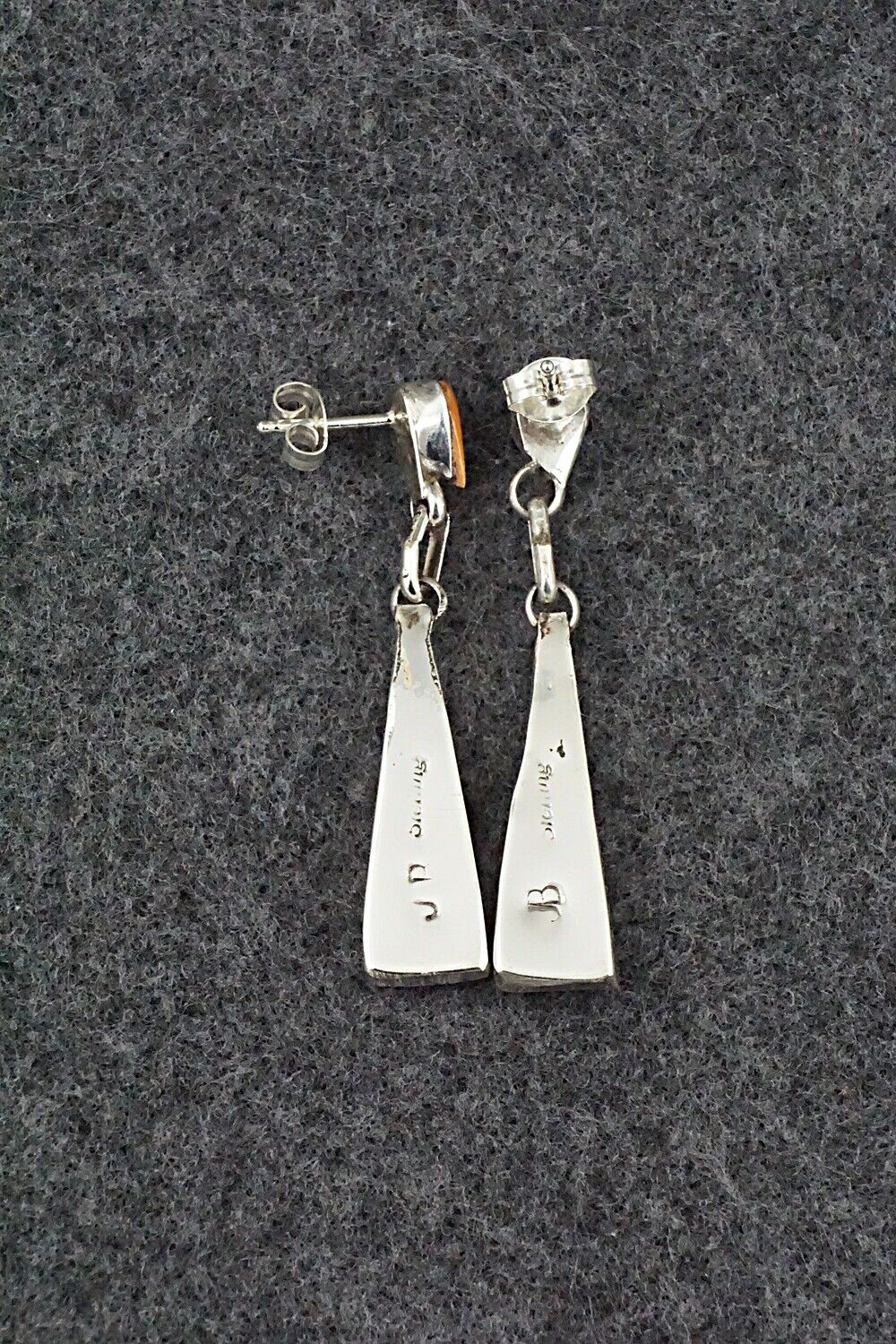 Multi-Stone Inlay & Sterling Silver Earrings - Jason Bobelu